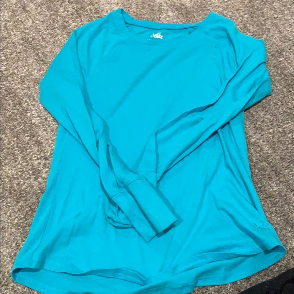 justice blue long sleeve shirt